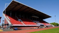 Melløs Stadion (Foto: Espen Torgersen/NRK) Melløs Stadion (Foto: Espen Torgersen/NRK)