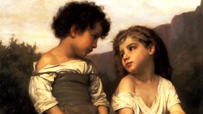 «Ved bekken» av  Adolphe-William Bouguereau, 1825-1905 (Foto: Wikipedia)