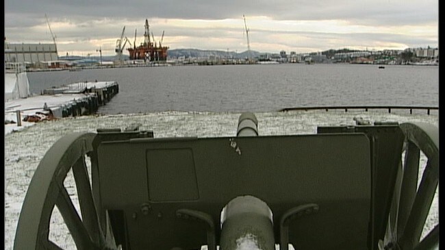 Kanonene på Ulsnes utafor Stavanger (Foto: Eirik Gjesdal/NRK)