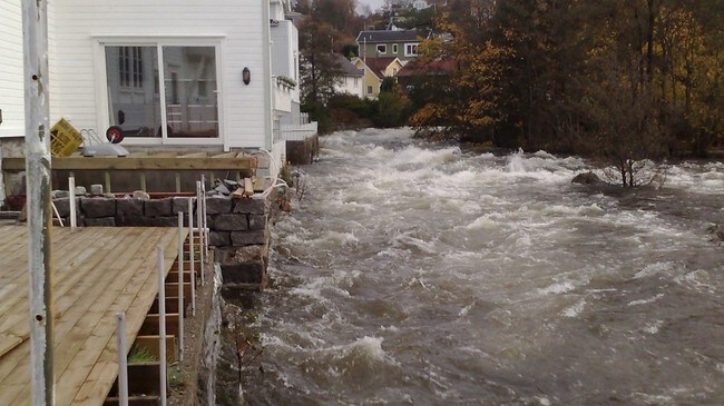 Flom Egersund (Foto: Øystein Ellingsen/NRK)