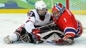 Roger Johansen for Norges kjelkehockeylag
