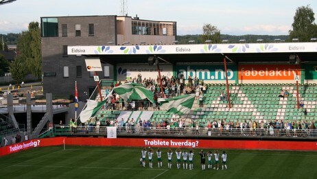 HamKam slo Mjøndalen (Foto: Simen Berge Størkersen/NRK)