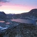 Solnedgang ved Danskehytta i august