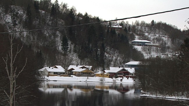 Evakuert område Klæbu (Foto: Bent Lindsetmo/NRK) Evakuert område Klæbu (Foto: Bent Lindsetmo/NRK)