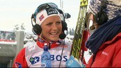 Johaug: - Ubeskrivelig følelse - Therese Johaug strålte etter seieren på 3-mila i Holmenkollen. 