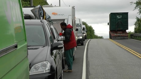 Tiggere i fergek&oslash; (Foto: Ingelill Brattheim)