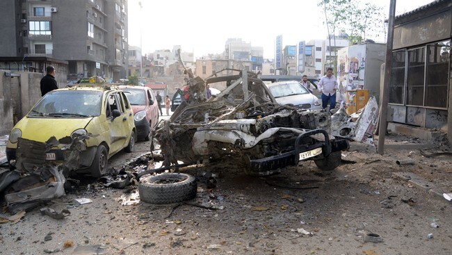 bombeeksplosjon Damaskus Syria (Foto: -/Afp) bombeeksplosjon Damaskus Syria (Foto: -/Afp)