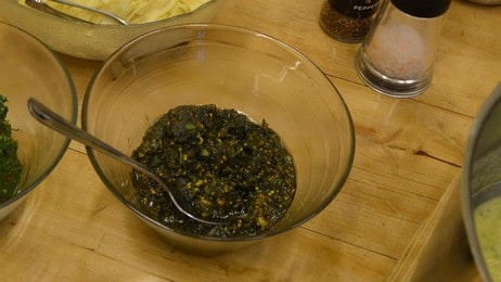 Skvallerkål-pesto Skvallerkål-pesto