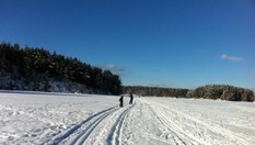 På ski på Nøklevann