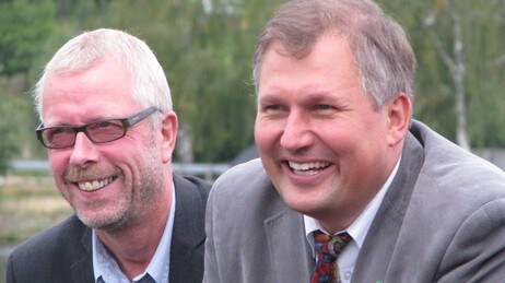 Svein Arntsen og Terje Riis-Johansen (Foto: Ken Willy Wilhelmsen/NRK) Svein Arntsen og Terje Riis-Johansen (Foto: Ken Willy Wilhelmsen/NRK)
