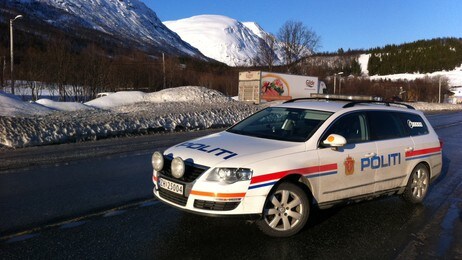 Ulykke (Foto: Dan Hernik Klausen/NRK) Ulykke (Foto: Dan Hernik Klausen/NRK)