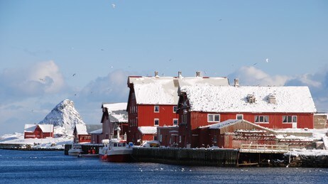 Røst i Lofoten (Foto: Helge Lyngmoe/NRK)