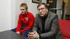 Håvard Bøkko (t.v.) og Rolf Hauge (Foto: Erlend Aas/Scanpix)