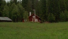 På Luka gård kan du leie deg hytte