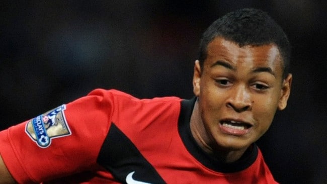 Joshua King in action for Manchester United
