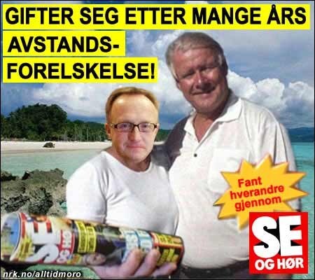 Hagen og Nelvik gifter seg (Foto: Fotofikling: Alltid Moro) Hagen og Nelvik gifter seg (Foto: Fotofikling: Alltid Moro)