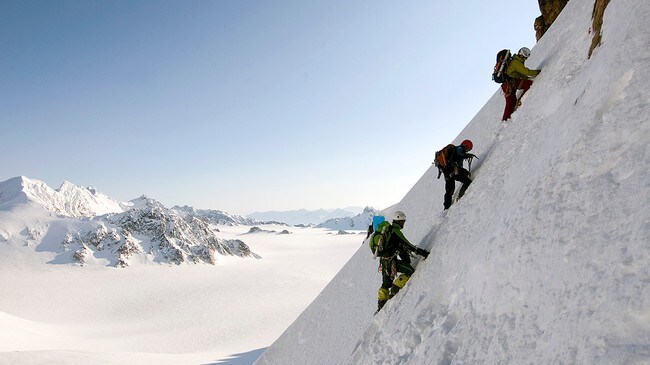 Klatring på Spitsbergen (Foto: Endre Før Gjermundsen)