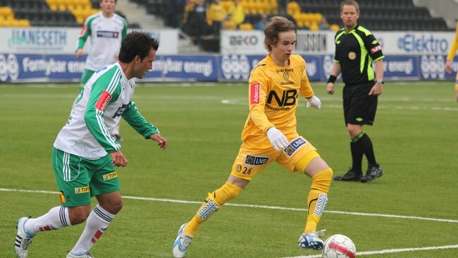 Daniel Berntsen - Bodø/Glimt - Hamkam (Foto: Sigurd Steinum/NRK)