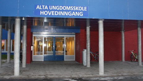 Alta ungdomsskole (Foto: Marie Elise Nystad/NRK)