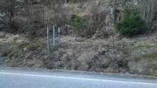 Tyveri av veiskilt (Foto: Mesta)