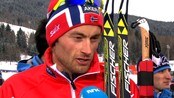 Hør Petter Northug om sin innsats - Petter Northug var ikke fornøyd med dagens innsats under 30 km. Reporter: Ida Nysæther Rasch