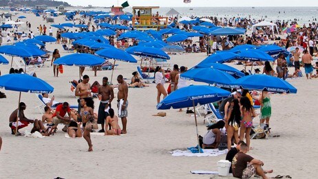 South Beach i Miami, Florida (Foto: Alan Diaz/Ap)