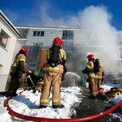 Boligblokk kollapset i Ålesund