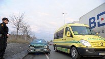 Trafikkulykke ved Tunga (Foto: Henrik Sundgård/NRK) Trafikkulykke ved Tunga (Foto: Henrik Sundgård/NRK)