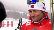 Petter er meget fornøyd med sølv - Regnet to-tre løpere i finalen som bedre en seg sjøl.