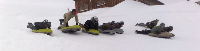 Airboarding i full fart
