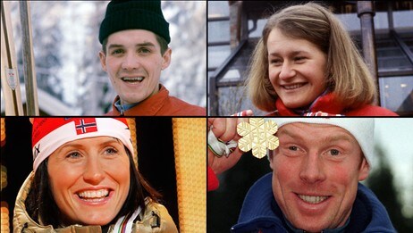 Fire skihelter (Scanpix) Fire skihelter (Scanpix)