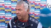 Her får Drillo nok - Drillo nektet å svare på spørsmål om en uttalelse fra Joshua King. Etter gjentatte forsøk fikk landslagssjefen nok og avbrøt Intervjuet.