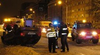 Trafikkulykke Elgesetergate, Trondheim (Foto: Rune Kjær Valberg/NRK)