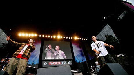Jaa9 og OnklP på VG-lista Topp 20 i Trondheim 2009 (Foto: Erlend Lånke Solbu/NRK) Jaa9 og OnklP på VG-lista Topp 20 i Trondheim 2009 (Foto: Erlend Lånke Solbu/NRK)