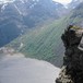 Ovenfor Viglesdalen kneiser den spennende fjellformasjonen "Risen"