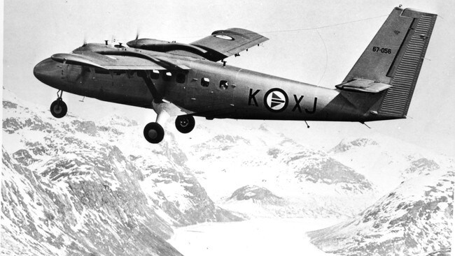 Twin Otter-fly tilsvarende det som styrtet på Grytøya i Troms 11. juli 1972 (Foto: Scanpix/SCANPIX)