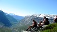 Utsikt fra Middalsnosi mot Fortunsdalen