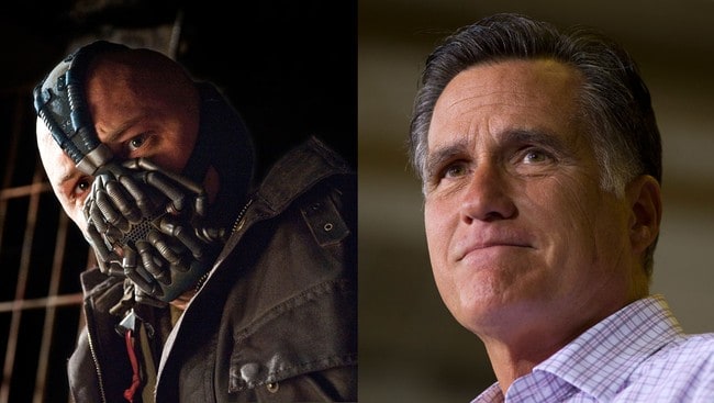 Bane og Mitt Romney (Foto: Evan Vucci/Ron Phillips/NTB Scanpix) Bane og Mitt Romney (Foto: Evan Vucci/Ron Phillips/NTB Scanpix)