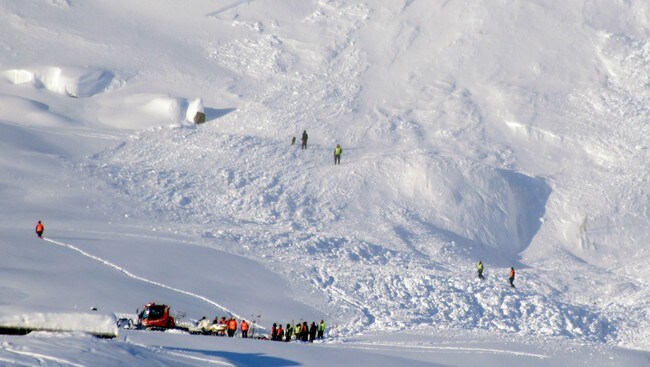 Snøskred (Foto: Remi Bøe Presttun/Scanpix) Snøskred (Foto: Remi Bøe Presttun/Scanpix)