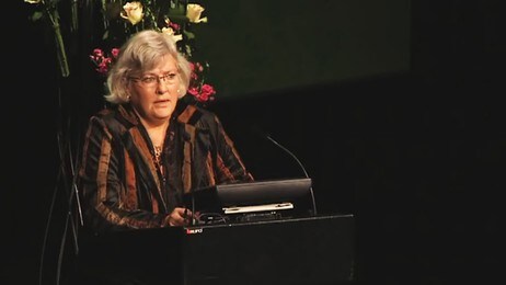 Fritt Ord prisen deles ut til Nina Karin Monsen (NRK) Fritt Ord prisen deles ut til Nina Karin Monsen (NRK)