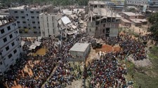 Bygning som kollapset i Bangladesh (Foto: ANDREW BIRAJ/Reuters) Bygning som kollapset i Bangladesh (Foto: ANDREW BIRAJ/Reuters)