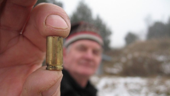 Patronhylse (Foto: Joar Elgåen/NRK)