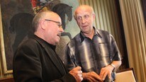Hans Otto Lund (H) og Arvid Omdal (KrF) (Foto: Svein Sundsdal/NRK)