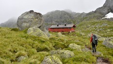 Hytta er populær sommer som vinter