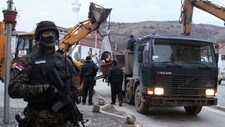Serbisk politi (Foto: SASA DJORDJEVIC/Afp) Serbisk politi (Foto: SASA DJORDJEVIC/Afp)