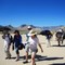 Sommarpraktikantane ved 2010 Lunar and Planetary Science Academy (LPSA) ved NASA's Goddard Space Flight Center på veg ut i Racetrack Playa.