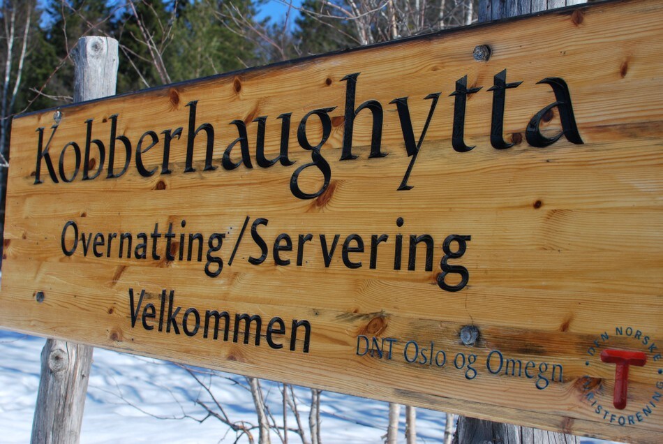 Framme ved Kobberhaughytta