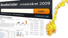 Skattelistene (Foto: NRK) Skattelistene (Foto: NRK)