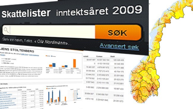 Skattelister 2010 Norge
