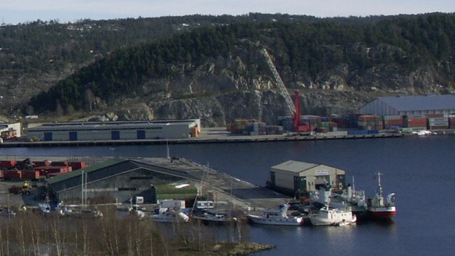 Halden havn (Foto: Rainer Prang/NRK) Halden havn (Foto: Rainer Prang/NRK)